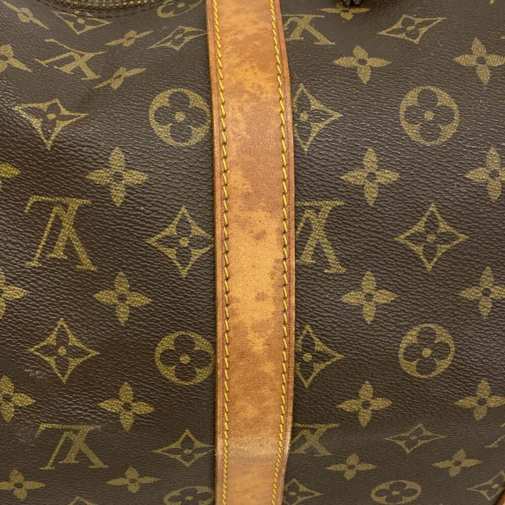 LOUIS VUITTON Authentic Brown Monogram Keepall 45 Boston Bag - Picture 6 of 12